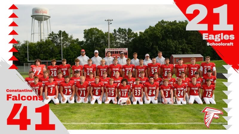 No. 9 Constantine beats No.6 Schoolcraft 41-21